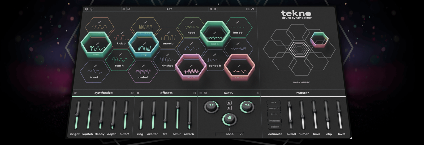 Baby Audio Liberes Synthesizador de tambor Tekno
|Uculturemix