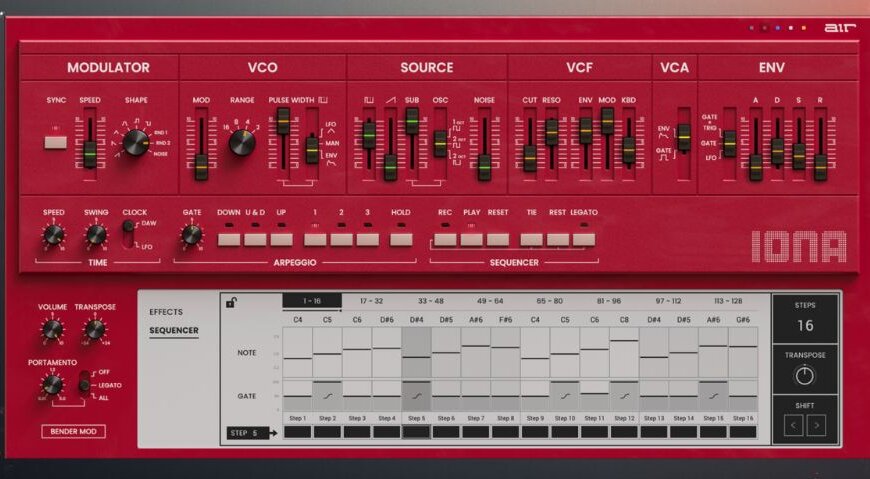AIR lanza el sintetizador IONA: una nueva emulación del SH-101 |Uculturemix