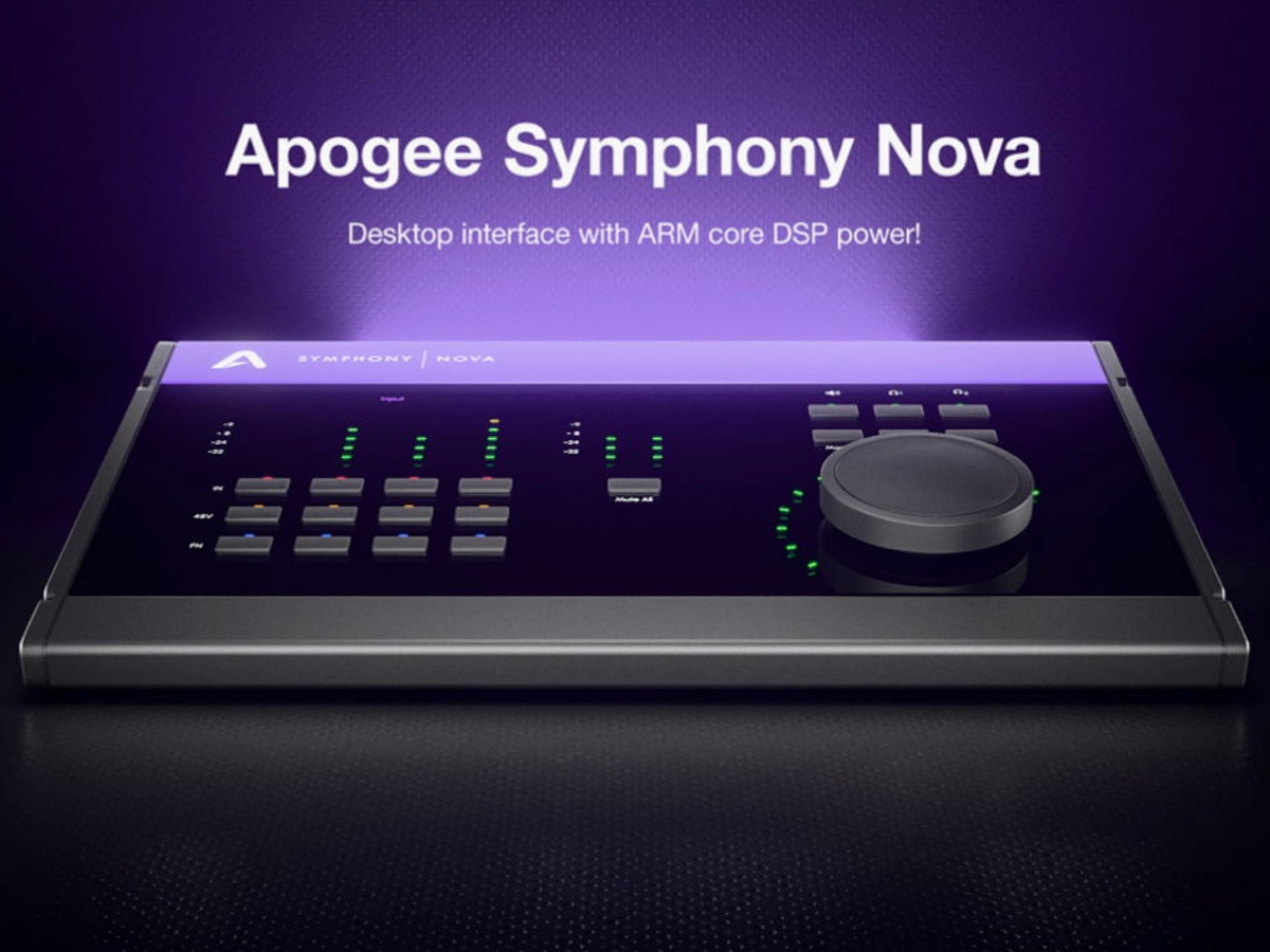 Apogee Symphony Nova: interfaz de sobremesa con DSP ARM y corrección de monitores integrada | Uculturemix
